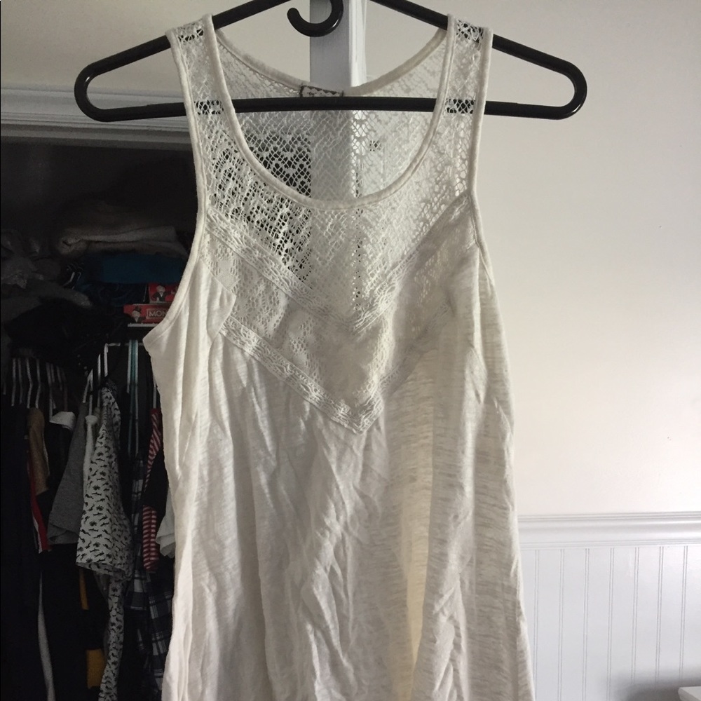 White lace dress
